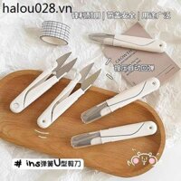 Kéo Đa Năng Hình Chữ U Di Động Có Nắp Đơn Giản Hộ Gia Đình Sinh Viên Ký Túc Xá May May Cắt Tay Chỉ