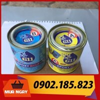 KEO DÁN ĐA NĂNG Epoxy 611 - 11kg / 675g, [bản đẹp] chính hãng HCLB tiêu chuẩn