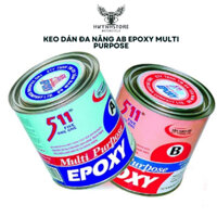 Keo dán đá nhựa gỗ kim loại Epoxy 511 675gr 1.3kg 2.8kg