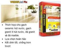 Keo dán gạch cao cấp Weber tai Fix