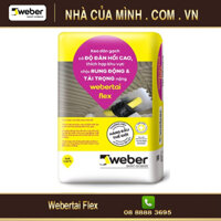 Keo dán gạch có độ đàn hồi cao Weber.tai Flex