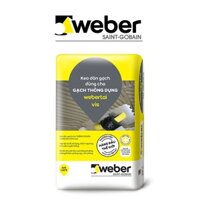 Keo Dán Gạch Weber Dành Cho Gạch Thông Dụng Webertai Vis 25kg
