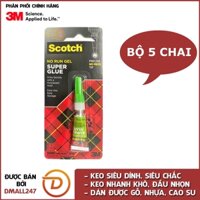 Keo dán giày, gỗ, nhựa 3M Soctch AD113 5 tuýp