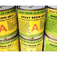 Keo Dán Gỗ, Keo Dán Đá Epoxy Chịu Lực AB11 (bộ 500G) - Trường Thịnh Sài Gòn