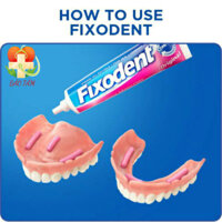 Keo Dán Hàm Răng Giả Fixodent Denture Adhesive Cream Original 68g Của Mỹ