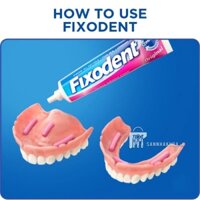 Keo Dán Hàm Răng Giả FIXODENT Original 68g Chính hãng Made in USA