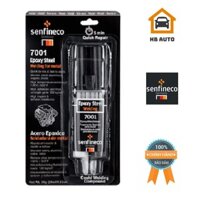 Keo dán kim loại 2 thành phần Epoxy Steel Senfineco 7001 25g Dán được nhôm, đồng thau, đồng, sắt, thiếc, chì ..v