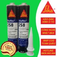 Kéo Dán Kính Ô Tô Sikaflex-258 310ml, Keo Sửa Chữa Kính Ô Tô Bị Nứt-Bị Vỡ Công nghệ Nhật Bản