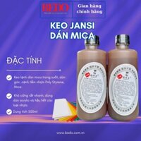 Keo dán mica - nhựa acrylic trong suốt 500ml, keo dán mica, keo dán mica trong suốt, keo dán mica khô nhanh