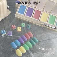 Keo dán móng tay dạng đặc Nhật Bản ANNIES 6 màu dạng gel nhanh khô dạng phấn phủ dạng bột màu má hồng dạng gel thiết kế dạng ngâm UV LED dạng gel sơn móng tay Sản phẩm làm móng