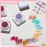 Keo dán móng tay Xeijayi 20 màu/bộ Phấn má hồng dạng bột không màu mùa hè dạng rửa màu dạng bột bán chắc chắn dạng gel sơn móng tay dạng bột cho tiệm làm móng CelestialNook