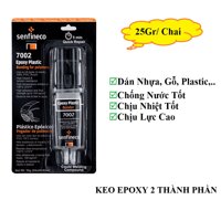 Keo Dán Nhựa Hai Thành Phần SENFINECO 7002 Epoxy  Plastic Bonde 25 Gram Chai  HÀNG CHÍNH HÃNG