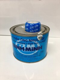 Keo dán ống nhựa PVC Bình Minh - lon 200g  - lon 500g - Lon 500g