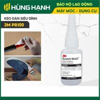 Keo dán siêu dính 3M Pr100 trong suốt an toàn siêu bền Keo dán giày, dép, kim loại chính hãng