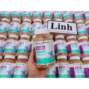 Kẹo Dầu Cá Omega 3 Healthy Care cho Bé 250 viên