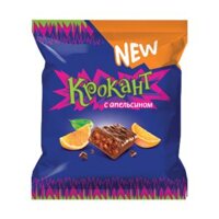 Kẹo Đậu Phộng Rang & Hạnh Nhân Phủ Socola Vị Cam, Peanut & Almond Chocolate Crunch, Orange Flavor (500g) - KPOKAHT