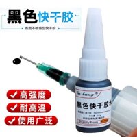 Keo Đen Siêu Keo Cao Su Keo Đặc Biệt Nhanh Khô Kim Loại Độ Nét Cao Nhựa 502 Keo Đen Keo Đa Năng