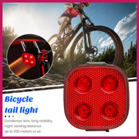 Keo| Đèn xe đạp cảm biến phanh tự động tắt đèn hậu xe đạp Đèn hậu xe đạp siêu sáng có cảm biến phanh chống nước Dễ dàng cài đặt Phanh xe đạp cảm ứng thông minh cho Safet