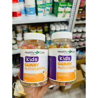 Kẹo dẻo (250v) bổ sung DHA và khoáng chất cho bé từ 2 tuổi Healthy Care Gummy Multivitamin/ Omega 3, Úc