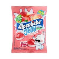 Kẹo dẻo Alpenliebe Jelly Tim Đào Ngọt Ngào 91g