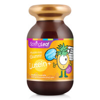 Kẹo dẻo bổ mắt cho bé SpringLeaf Gummy Lutein+ Pineapple Mango 150g giúp phát triển thị lực và tầm nhìn rõ nét 60 viên