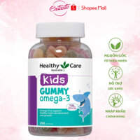 Kẹo dẻo bổ mắt Healthy Care Kids Gummy Omega 3 phát triển trí não cho trẻ từ 2 tuổi 250 viên
