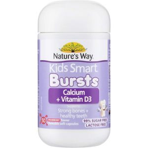 Kẹo dẻo bổ sung canxi Nature’s Way Kids Smart Calcium + Vitamin D3 50 viên