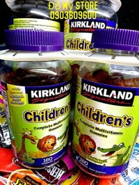 Kẹo Dẻo Bổ Sung đa Vitamin Cho Trẻ Em, Kirkland Signature Children’s Complete Multivitamin (160 Viên Mỹ)