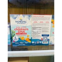 Kẹo dẻo bổ sung DHA, Omega 3 Nordic Naturals Children's DHA Gummies cho bé từ 2 - 6 tuổi.