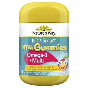 Kẹo dẻo bổ sung Omega 3 cho trẻ em Nature”s Way Kids Smart Vita Gummies Multi + Omega - 50 viên