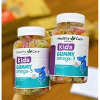 Kẹo dẻo bổ sung Omega3 Kid Gummy Omega3 hãng Healthy Care Úc chai 250 viên