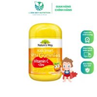 Kẹo dẻo Bổ sung Vitamin C và Kẽm Nature’s Way Kids Smart Vita Gummies Vitamin C + Zinc 60 Viên
