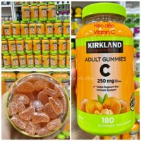 Kẹo dẻo bổ sung Vitamin C Kirkland Adult Gummies C 250mg của Mỹ