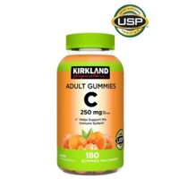 Kẹo dẻo bổ sung vitamin C Kirkland Signature Adult Gummies C 250mg 180 viên