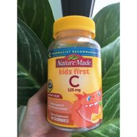Kẹo dẻo bổ sung vitamin C Nature Made Kid First 125mg cho bé