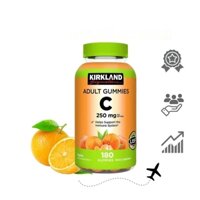 KẸO DẺO BỔ SUNG VITAMIN C KIRKLAND 250MG CHO NGƯỜI LỚN 180V