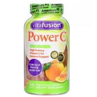 Kẹo dẻo bổ sung vitamin C Vitafusion Power C của Mỹ lọ 150 viên