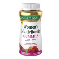 Kẹo Dẻo bổ sung vitamin cho nữ Nature’s Bounty Women’s Multivitamin Gummy, 90v Mỹ Date 07/2021