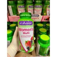 Kẹo Dẻo Bổ Sung Vitamin Cho Nữ Vitafusion Women’s Multi (220v) 08/2025 – *Flash Sale 1/8* – Hũ