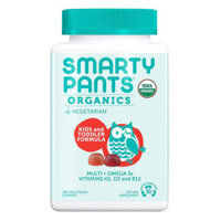 Kẹo dẻo bổ sung Vitamin dành cho trẻ em và trẻ tập đi SmartyPants USDA Organic Kids & Toddler Formula Multivitamin, 180 viên.