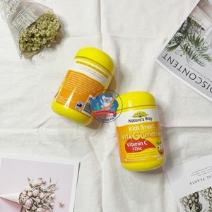 Kẹo dẻo bổ sung vitamin Nature’s Way Vita Gummies Vitamin C + Zinc 120 viên
