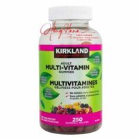 Kẹo dẻo bổ sung vitamin tổng hợp cho người lớn – Kirkland Signature Adult Multivitamin – 250 viên gummy