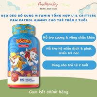 Kẹo Dẻo Bổ Sung Vitamin Tổng Hợp L’il Critters Paw Patrol Gummy Cho Trẻ Trên 2 Tuổi 190 viên Của Mỹ