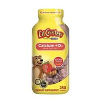 Kẹo dẻo bổ xung Canxi L’il Critters Calcium Gummy Bears With Vitamin D