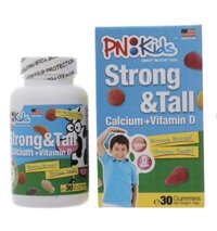 Kẹo dẻo bổ xương pn kids strong tall santa cruz (Lọ/30v)