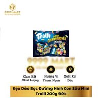 Kẹo Dẻo Bọc Đường Hình Con Sâu Mini Trolli 200g Đức