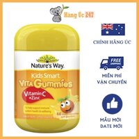 Kẹo dẻo cho bé Nature’s Way Kids Smart Vita Gummies Vitamin C + ZinC 60 viên