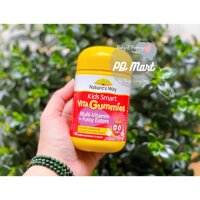 Kẹo Dẻo Cho Bé Nature's Way Kids Smart Vita Gummies Multi Vitamin for Fussy Eaters 60 Viên