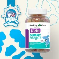 Kẹo dẻo cho Bé Từ 2 tuổi - Kids Gummy Omega-3 Healthy Care hộp 250 viên