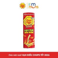 Kẹo Dẻo Chupa Chups Ống Gieo Quẻ Vạn Điều Chups Tết 2026 Hương Trái Cây Hỗn Hợp